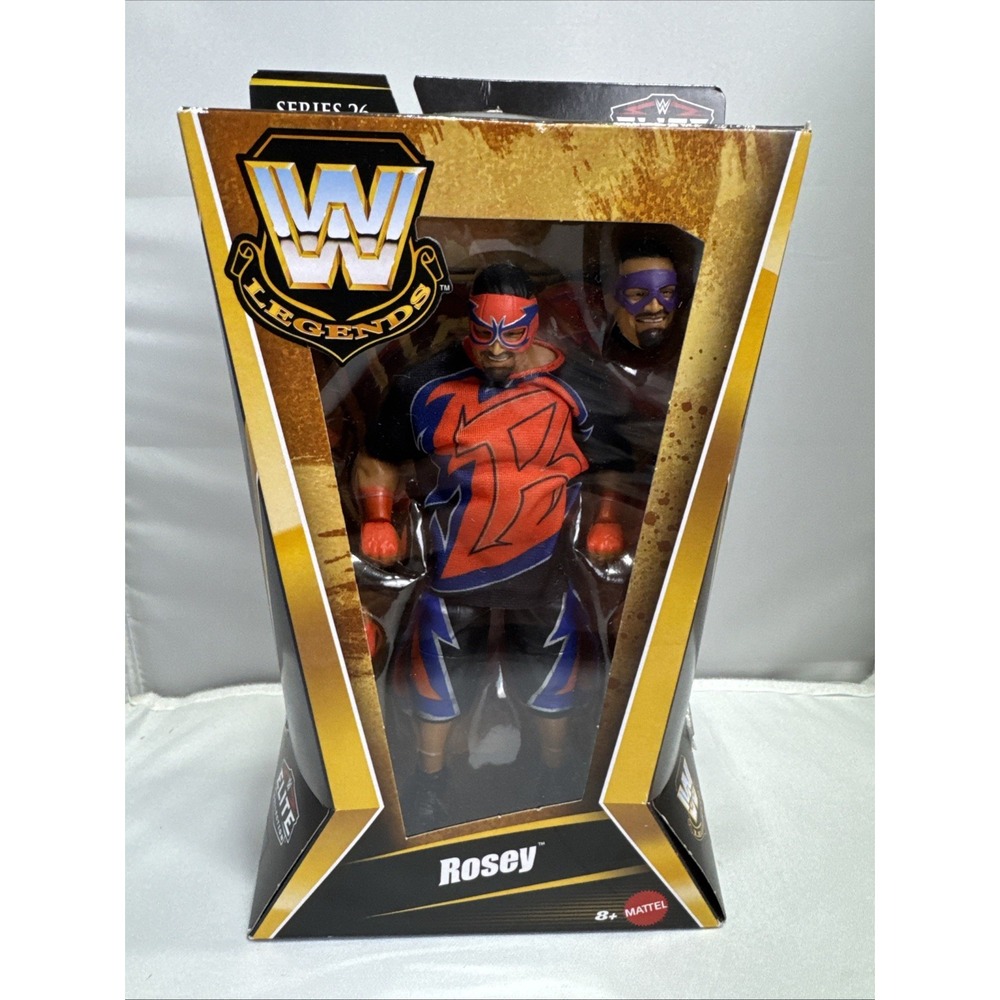NEW WWE Mattel Elite Legends Series 26 Rosey Figure Wrestling Toy WWF Sealed
